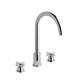 Prado Star 3 Tap Hole Bath Filler Tap Chrome