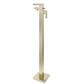 Padbury Floor Standing Manual Mono Tap Brushed Brass