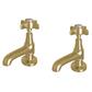 Haymarket Luxury Basin Taps - Brushed Brass