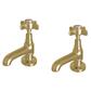 Haymarket Bath Taps - Brushed Brass