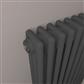 Rivassa 3 Column Rad. 300x1148mm Matt Anthracite