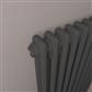 Rivassa 2 Column Radiator 600 x 563mm Matt Anthracite