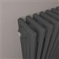 Rivassa 4 Column Radiator 600 x 425mm Matt Anthracite