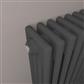 Rivassa 4 Column Radiator 600 x 785mm Matt Anthracite