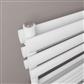 Tunstall Double 800 x 500 Towel Rail Matt White