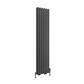 Tunstall Double 1800 x 420 Radiator Matt Anthracite