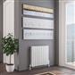 Tunstall Double 600 x 648 Radiator Matt White