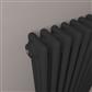 Rivassa 3 Column Radiator 600 x 518mm Matt Black