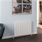 Rosano 600 x 850 Aluminium Radiator Matt White