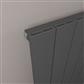 Rosano 600 x 1230 Aluminium Radiator Matt Anthracite