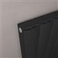 Guardia 600 x 660 Aluminium Radiator Matt Black