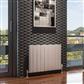 Peretti 600 x 850 Aluminium Radiator Matt White