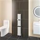 Berlini 1200 x 185 Aluminium Radiator Matt White