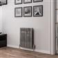 Peretti 600 x 470 Aluminium Radiator Polished Aluminium