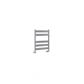 Pelago Aluminium Towel Rail 600x500mm Polished Aluminium