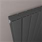 Hadleigh 600 x 625 Aluminium Radiator Matt Anthracite