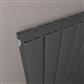 Hadleigh 600 x 835 Aluminium Radiator Matt Anthracite