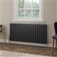 Hadleigh 600 x 1255 Aluminium Radiator Matt Anthracite