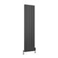 Hadleigh 1800 x 415 Aluminium Radiator Matt Anthracite