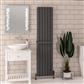 Hadleigh 1800 x 415 Aluminium Radiator Matt Anthracite