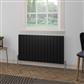 Hadleigh 600 x 1045 Aluminium Radiator Matt Black