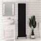 Hadleigh 1800 x 415 Aluminium Radiator Matt Black