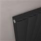 Guardia 600 x 1610 Aluminium Radiator Matt Black