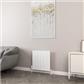 Kingswood Slimline 600 x 610 Aluminium Radiator Matt White