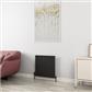 Kingswood Slimline 600 x 610 Aluminium Radiator Matt Black