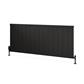 Kingswood Slimline 600 x 1410 Aluminium Radiator Matt Black