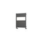 Kingswood Slimline 820 x 600 Aluminium Towel Rail Matt Anthracite