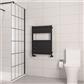 Kingswood Slimline 820 x 600 Aluminium Towel Rail Matt Black