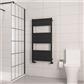 Kingswood Slimline 1220 x 600 Aluminium Towel Rail Matt Black