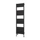 Kingswood Slimline 1820 x 500 Aluminium Towel Rail Matt Black