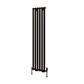 Tunstall 1800 x 420 Radiator Matt Black