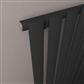 Tunstall 1800 x 420 Radiator Matt Black