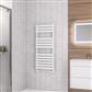 Tunstall 1200 x 500 Towel Rail Matt White