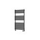 Tunstall 1200 x 600 Towel Rail Matt Black