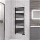 Tunstall 1600 x 600 Towel Rail Matt Black