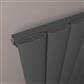 Malmesbury 1800 x 375 Aluminium Radiator Matt Anthracite