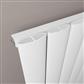 Malmesbury 1800 x 470 Aluminium Radiator Matt White