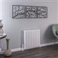 Burford 600 x 625 Aluminium Radiator Matt White