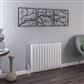 Burford 600 x 835 Aluminium Radiator Matt White