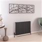 Burford 600 x 835 Aluminium Radiator Matt Anthracite