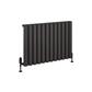 Burford 600 x 835 Aluminium Radiator Matt Anthracite