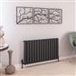 Burford 600 x 1045 Aluminium Radiator Matt Anthracite