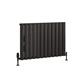 Kelmscott 600 x 835 Aluminium Radiator Matt Anthracite