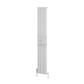 Universal Double Flat Style Towel Hanger 280mm Matt White