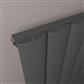 Malmesbury 600 x 1040 Aluminium Radiator Matt Anthracite