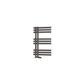 Hurley 800 x 500 Towel Rail Matt Anthracite 